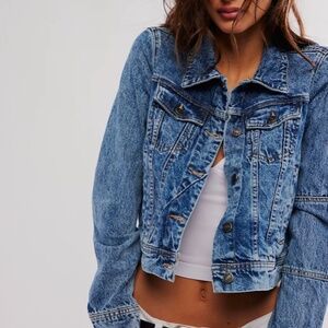 Free People Rumors Denim Jacket
